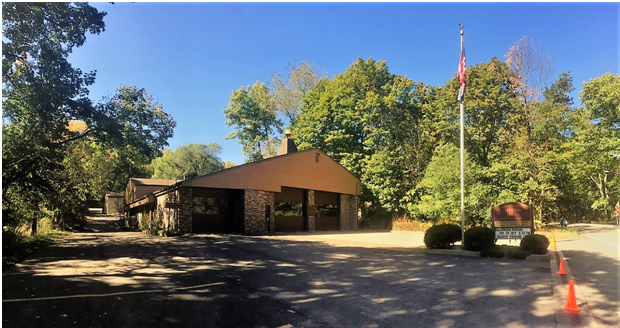 Image of the Bradford Woods Volunteer Fire Station